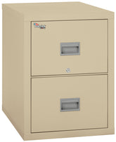 1 Hour Fire Resistant 31" depth File Cabinet with 2 Drawers filing Legal hanging folders | Position 1